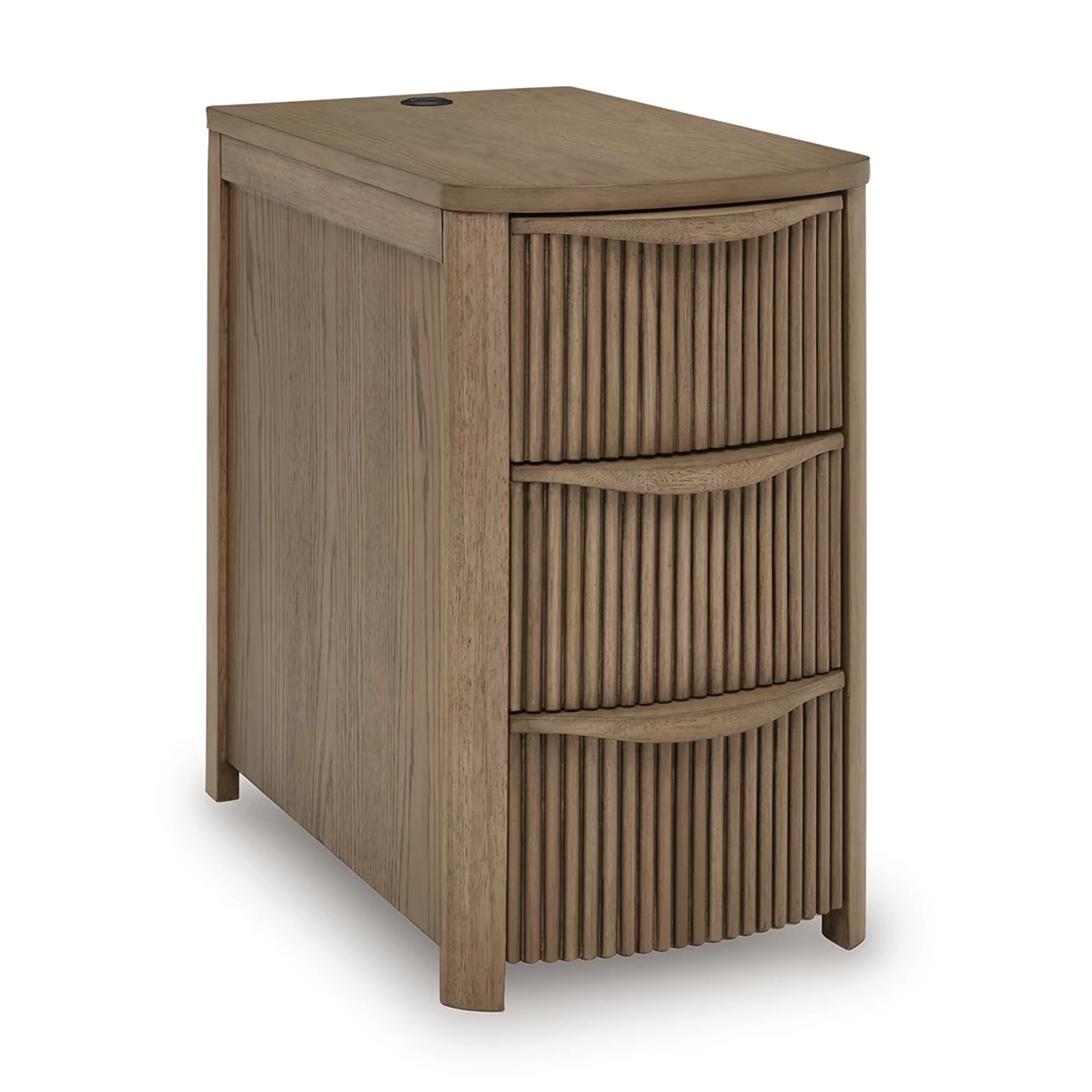 Camdill - Light Brown - Chair Side End Table