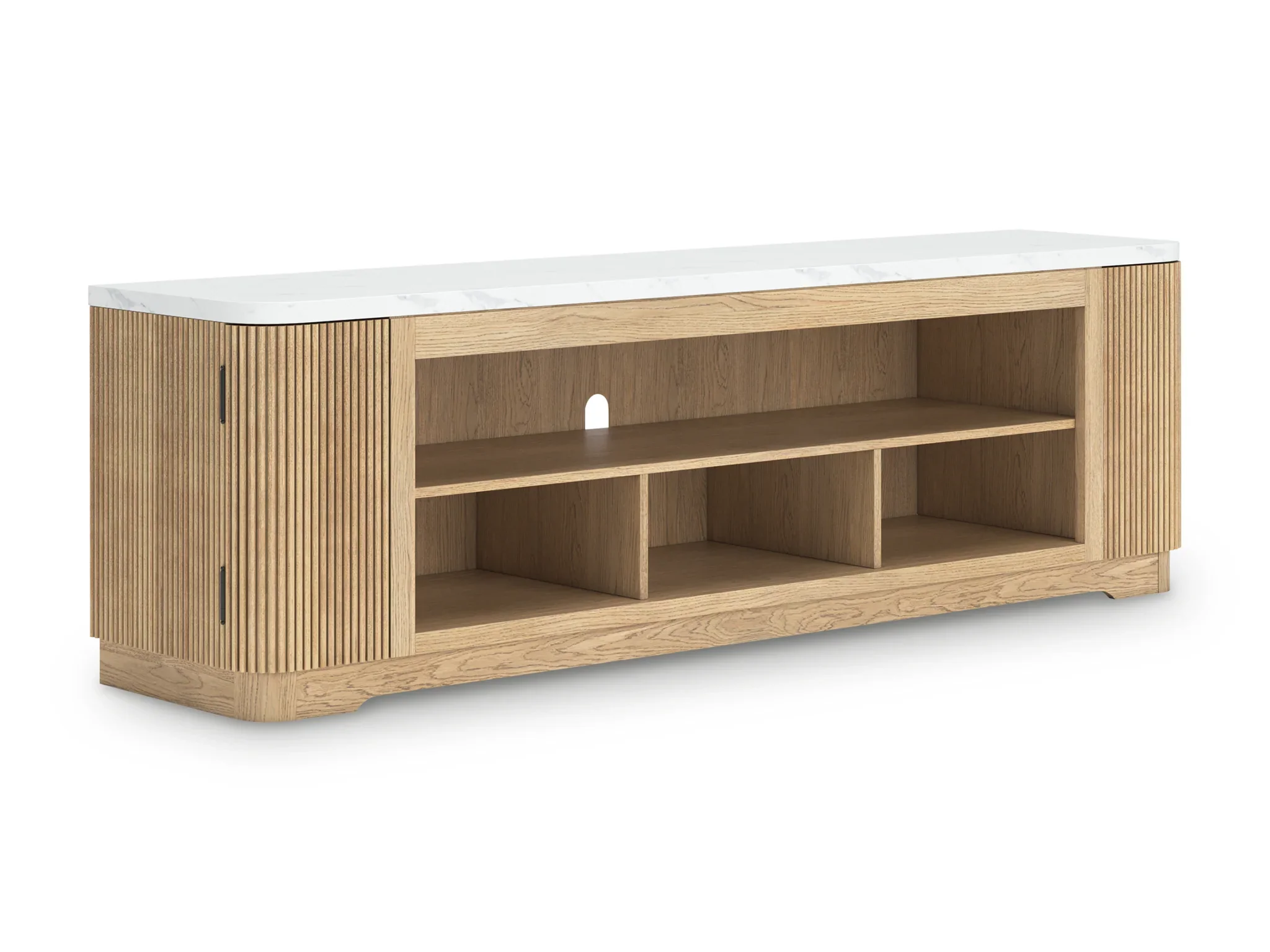 Camdill - Light Brown - XL TV Stand With Fireplace Option - Image 2