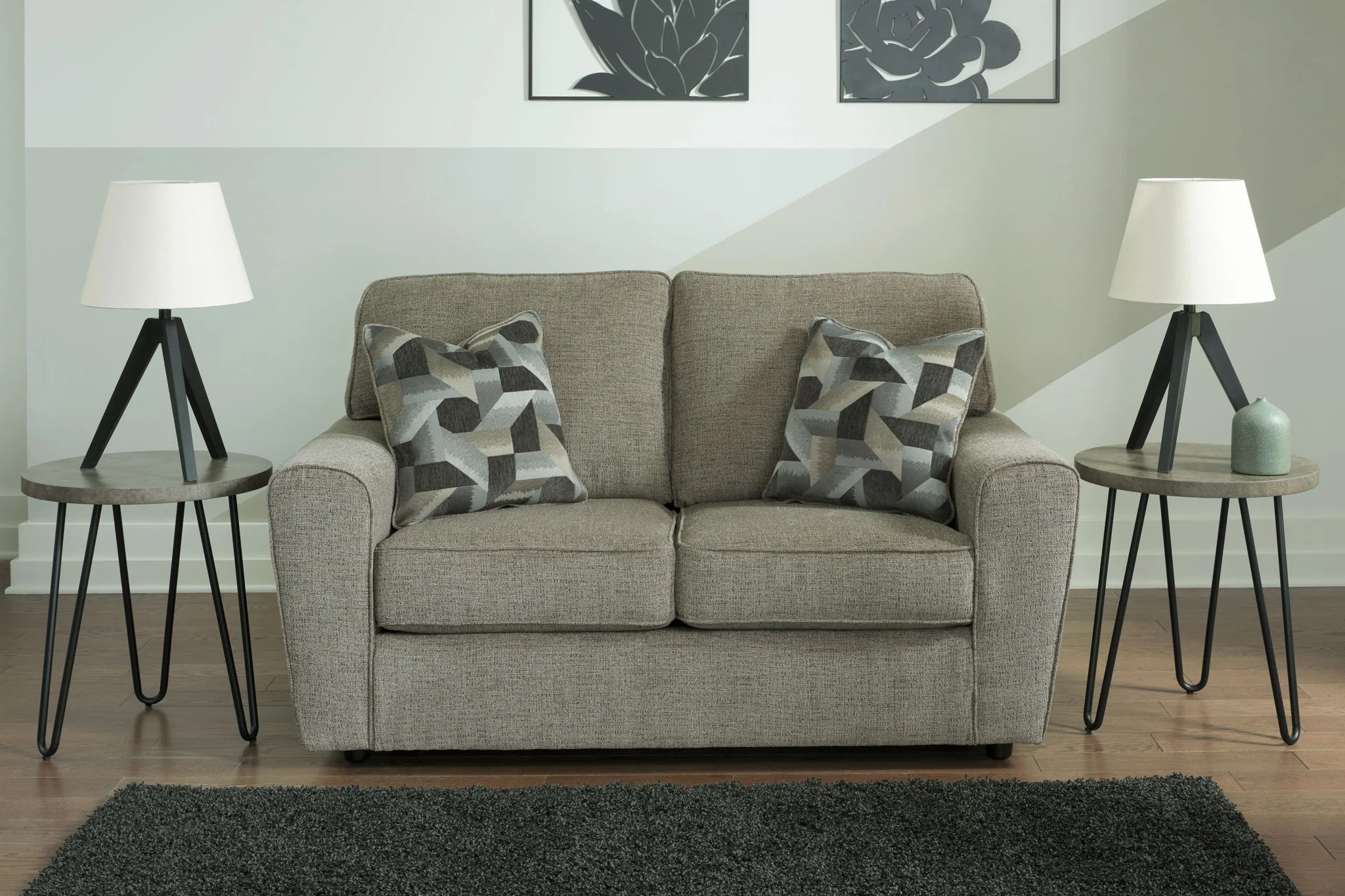 Cascilla - Light Gray - Loveseat - Image 2