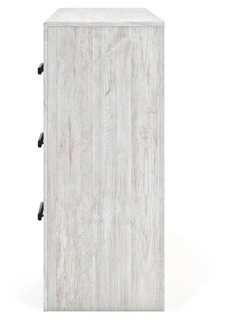 Cayboni - Whitewash - Six Drawer Dresser - Image 4