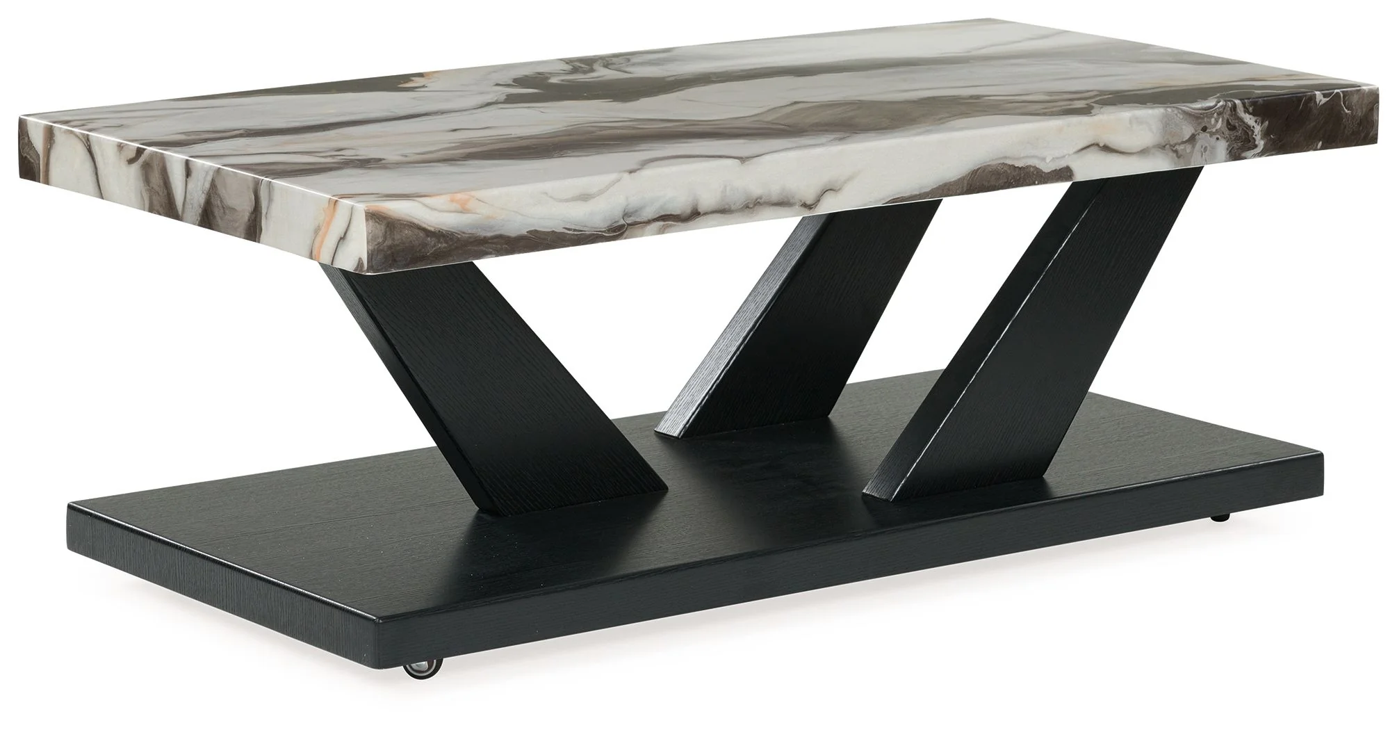 Cendill - Dark Brown / White / Black - Occasional Table Set (Set of 3) - Image 2