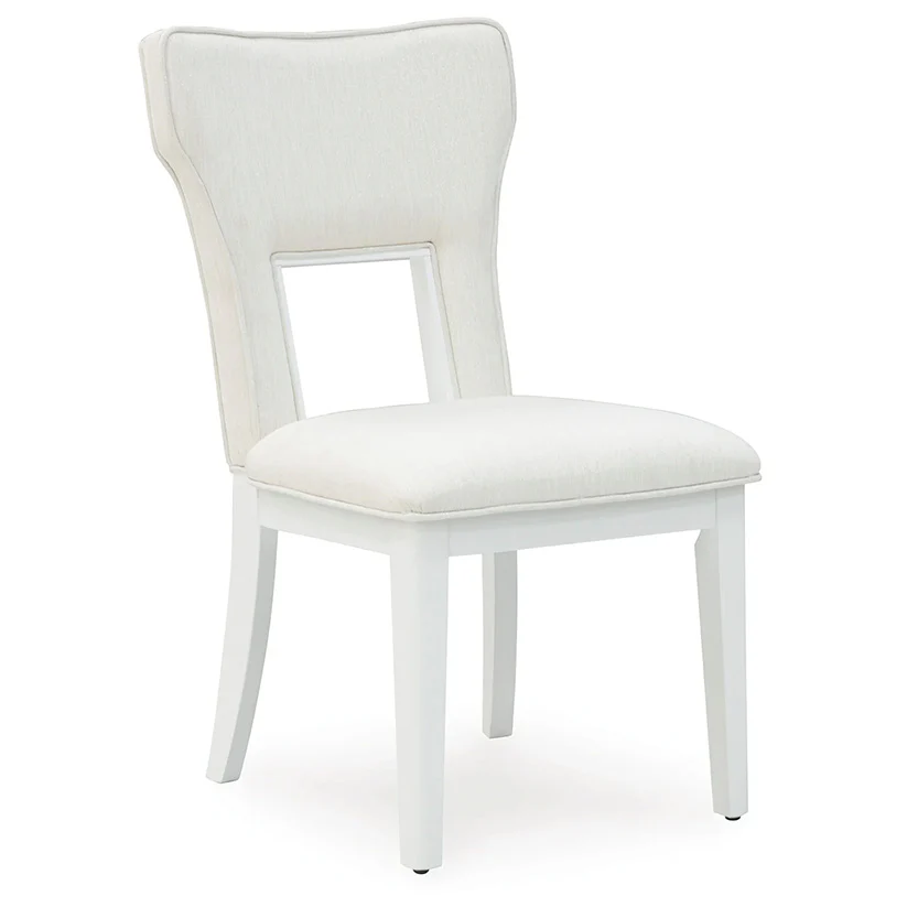Chalanna - White - Dining Upholstered Side Chair (Set of 2)