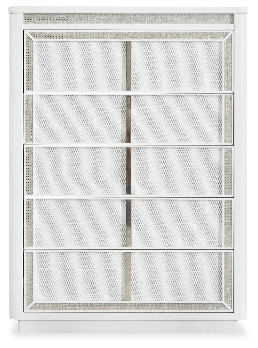 Chalanna - White - Five Drawer Chest - Image 4