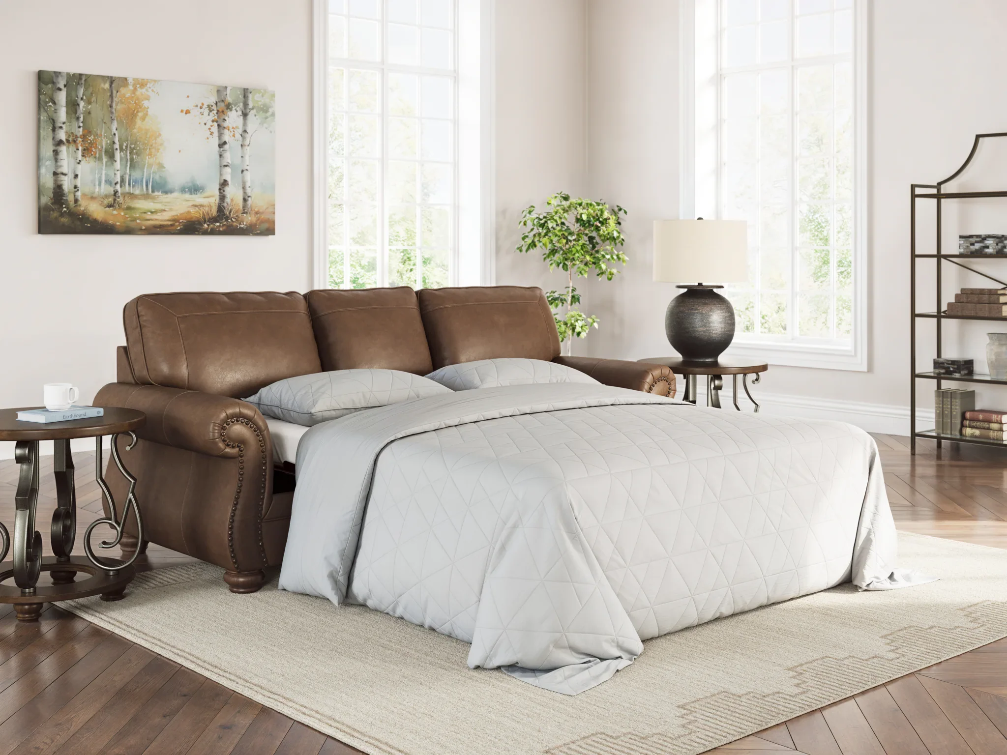 Chasemore - Earth - Queen Sofa Sleeper - Image 2