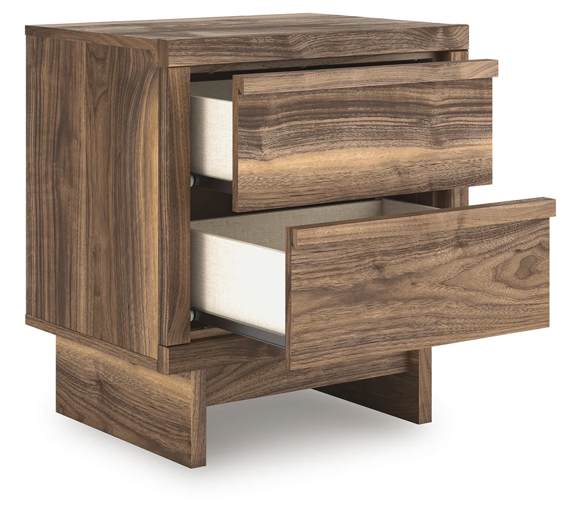 Chirason - Brown - Two Drawer Night Stand - Image 3