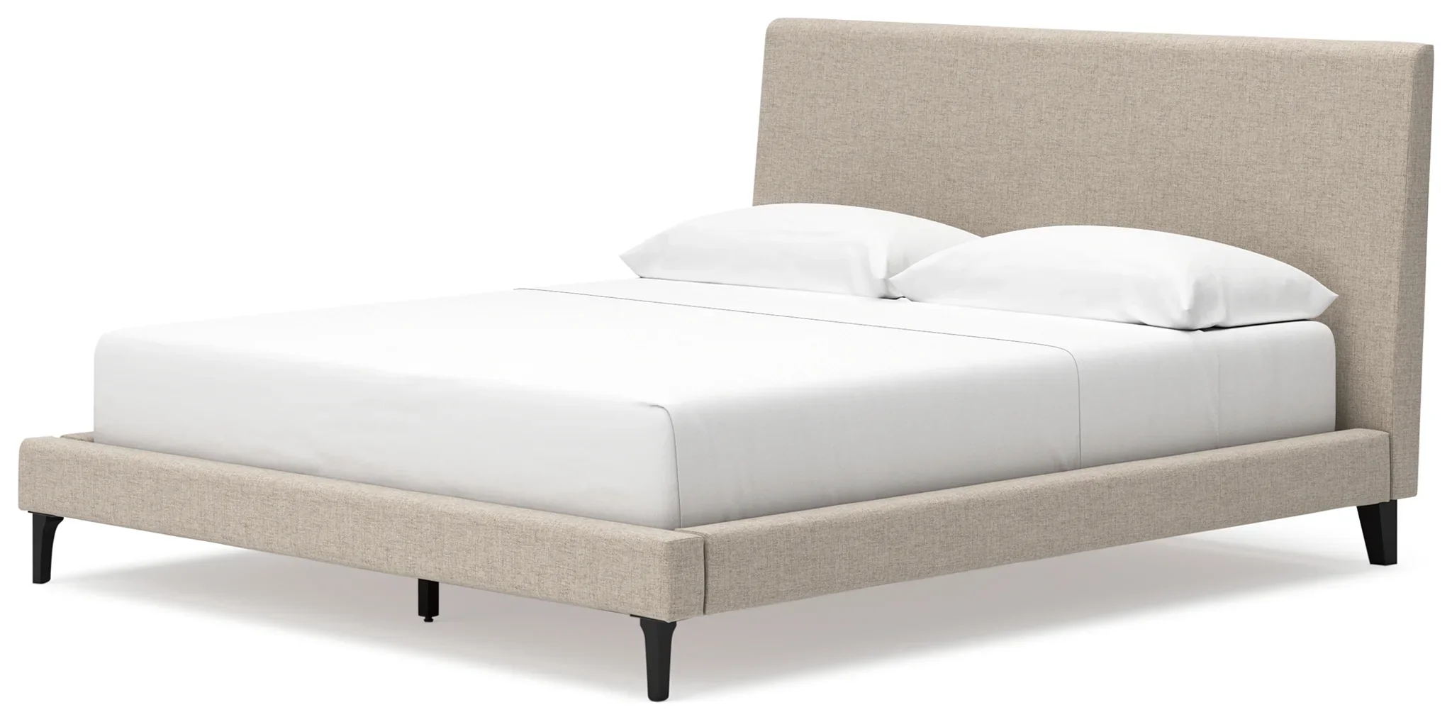 Cielden - Soft Gray - California King Upholstered Bed With Roll Slats - Image 4