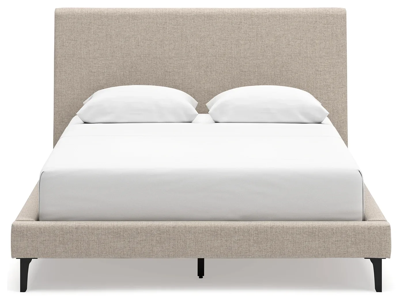 Cielden - Soft Gray - Queen Upholstered Bed With Roll Slats - Image 5