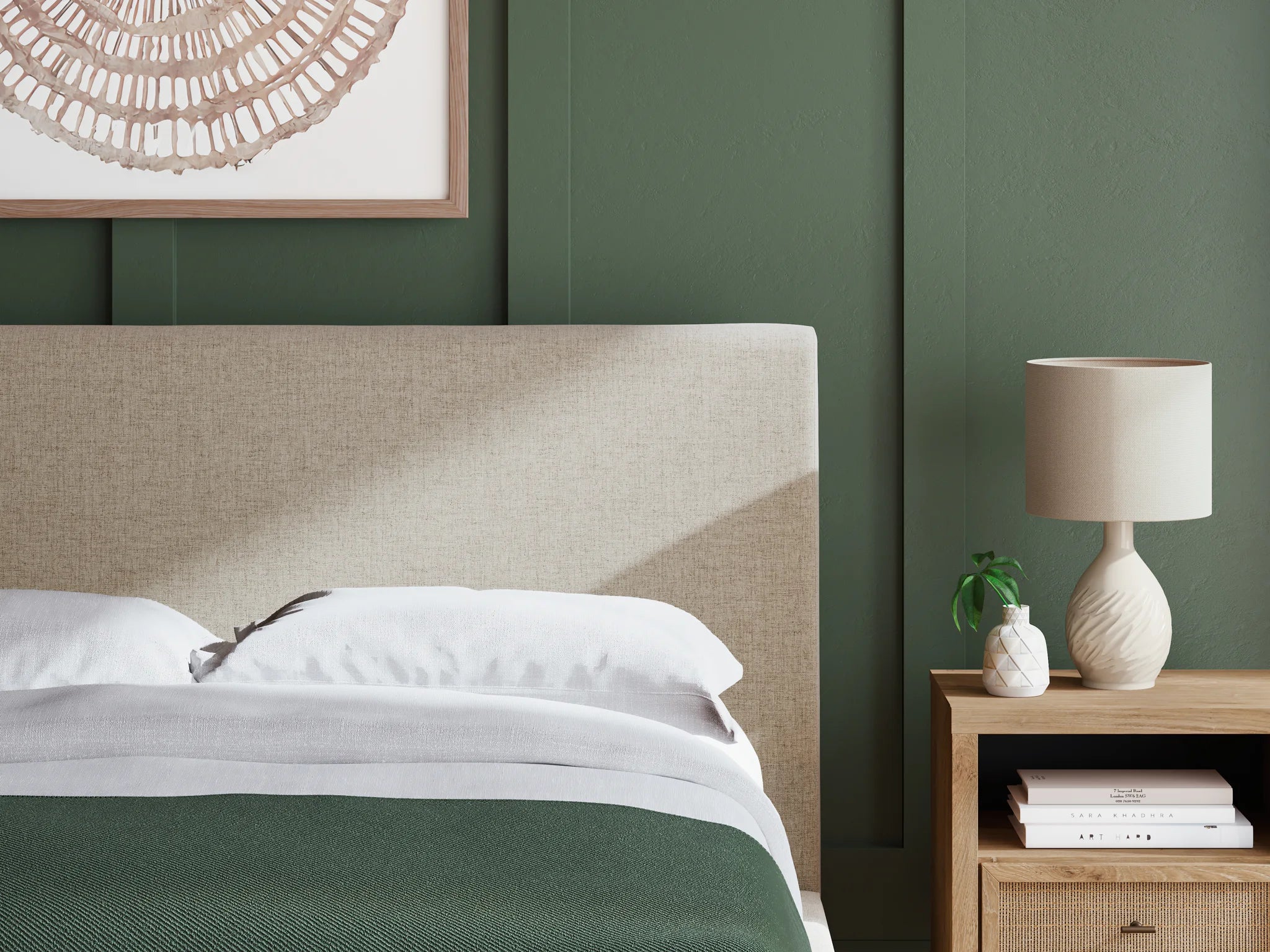 Cielden - Soft Gray - Queen Upholstered Bed With Roll Slats - Image 9