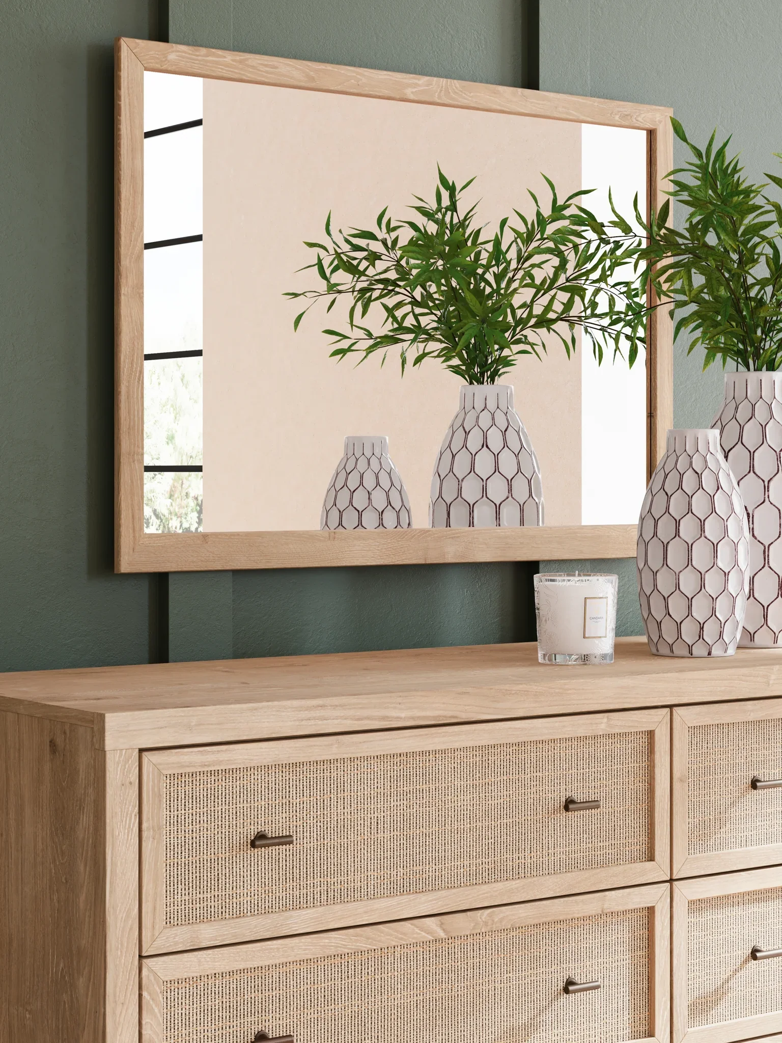 Cielden - Two-tone - Dresser And Mirror - Image 6