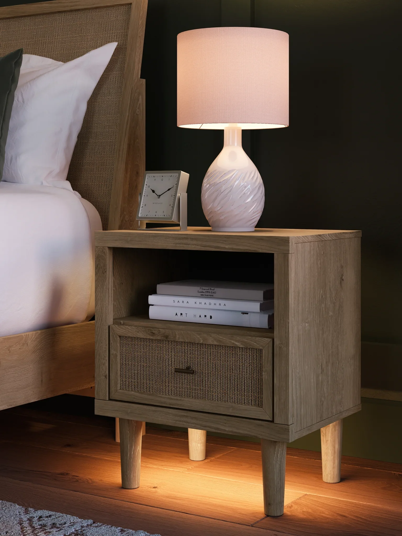 Cielden - Two-tone - One Drawer Night Stand - Image 7