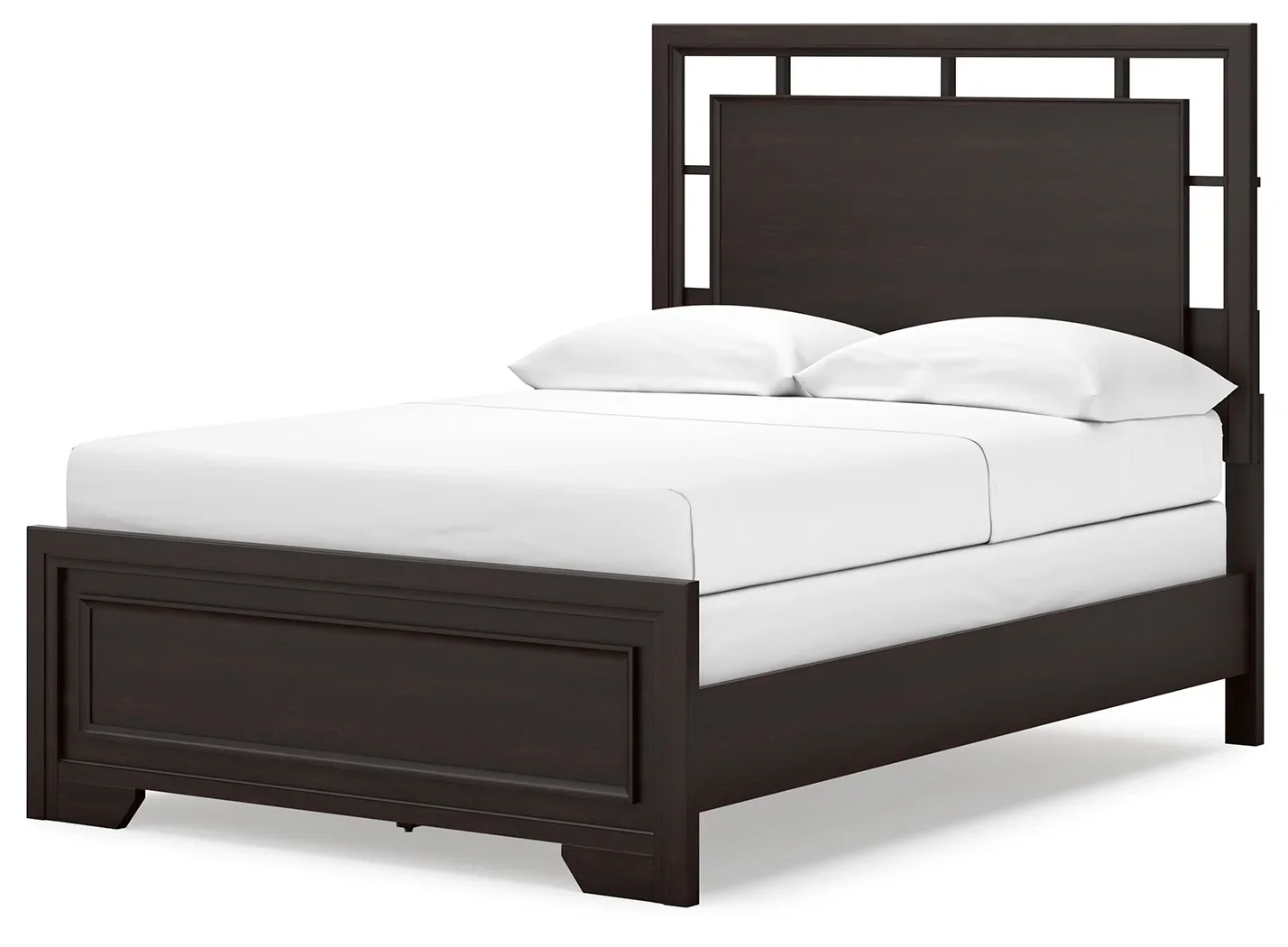 Covetown - Dark Brown - Full Panel Bed - Image 4