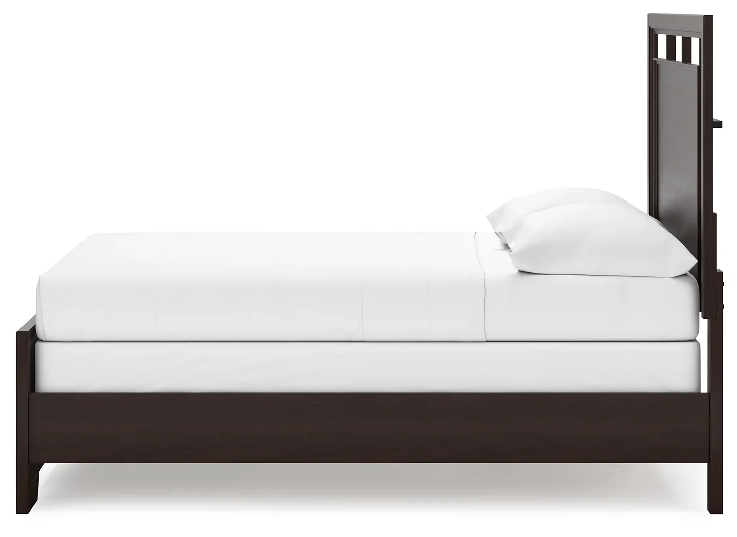 Covetown - Dark Brown - Full Panel Bed - Image 7