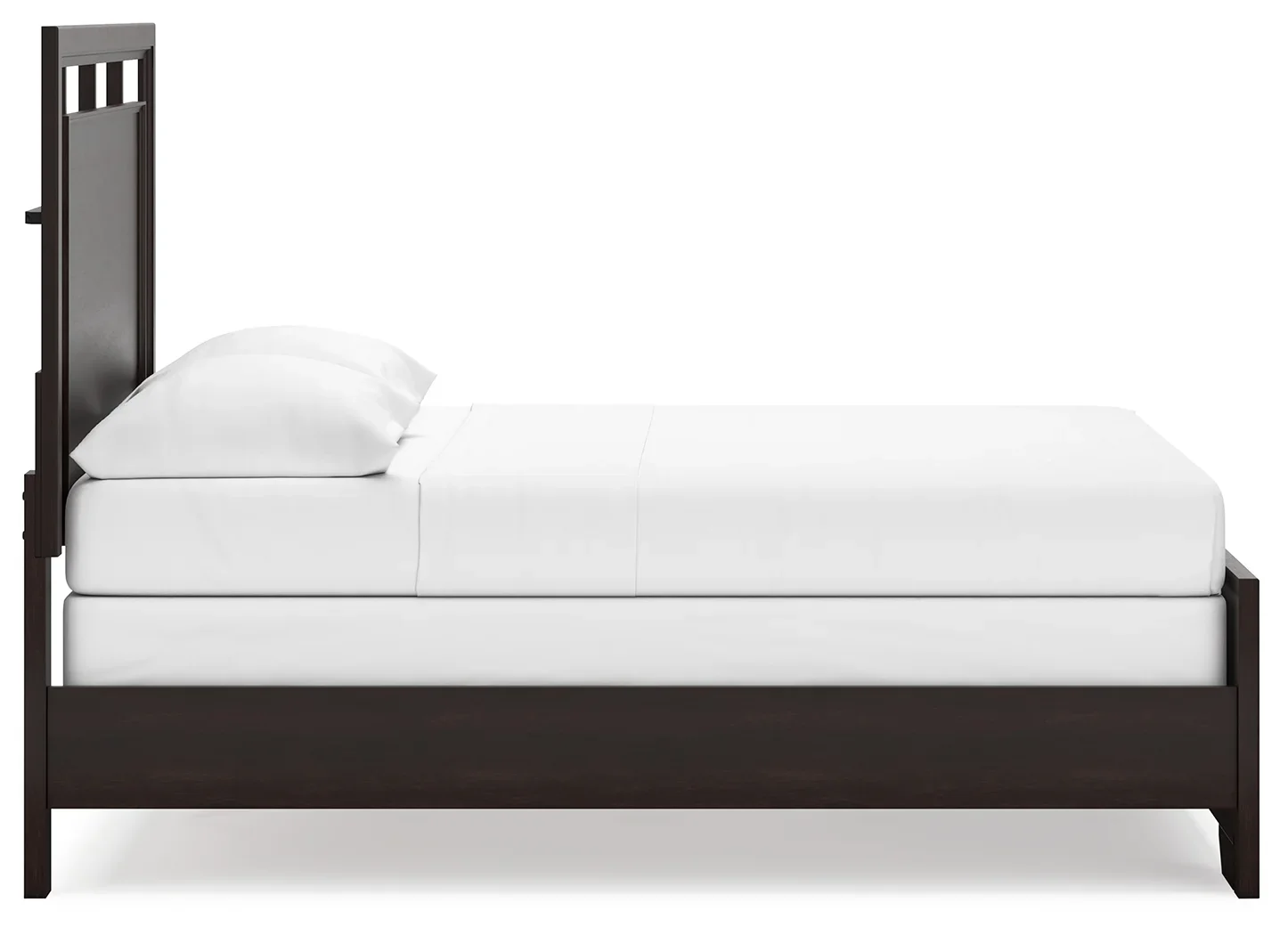 Covetown - Dark Brown - Full Panel Bed - Image 8