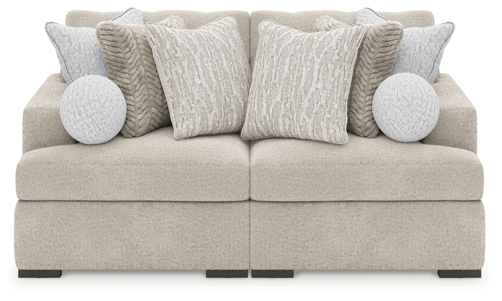 Cuddle Plush - Arctic - 2-Piece Sectional - Image 3