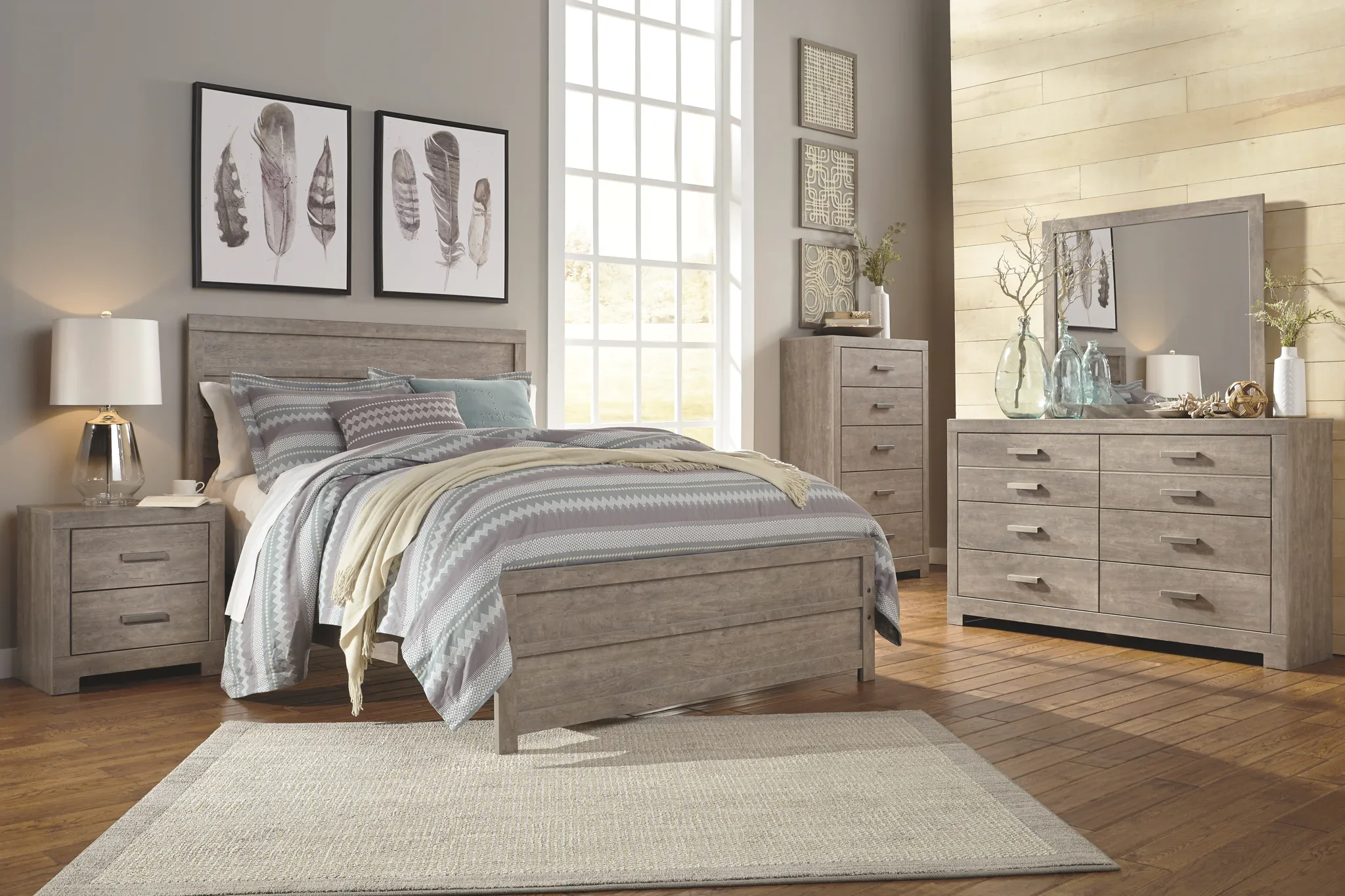 Culverbach - Gray - Two Drawer Night Stand - Image 6