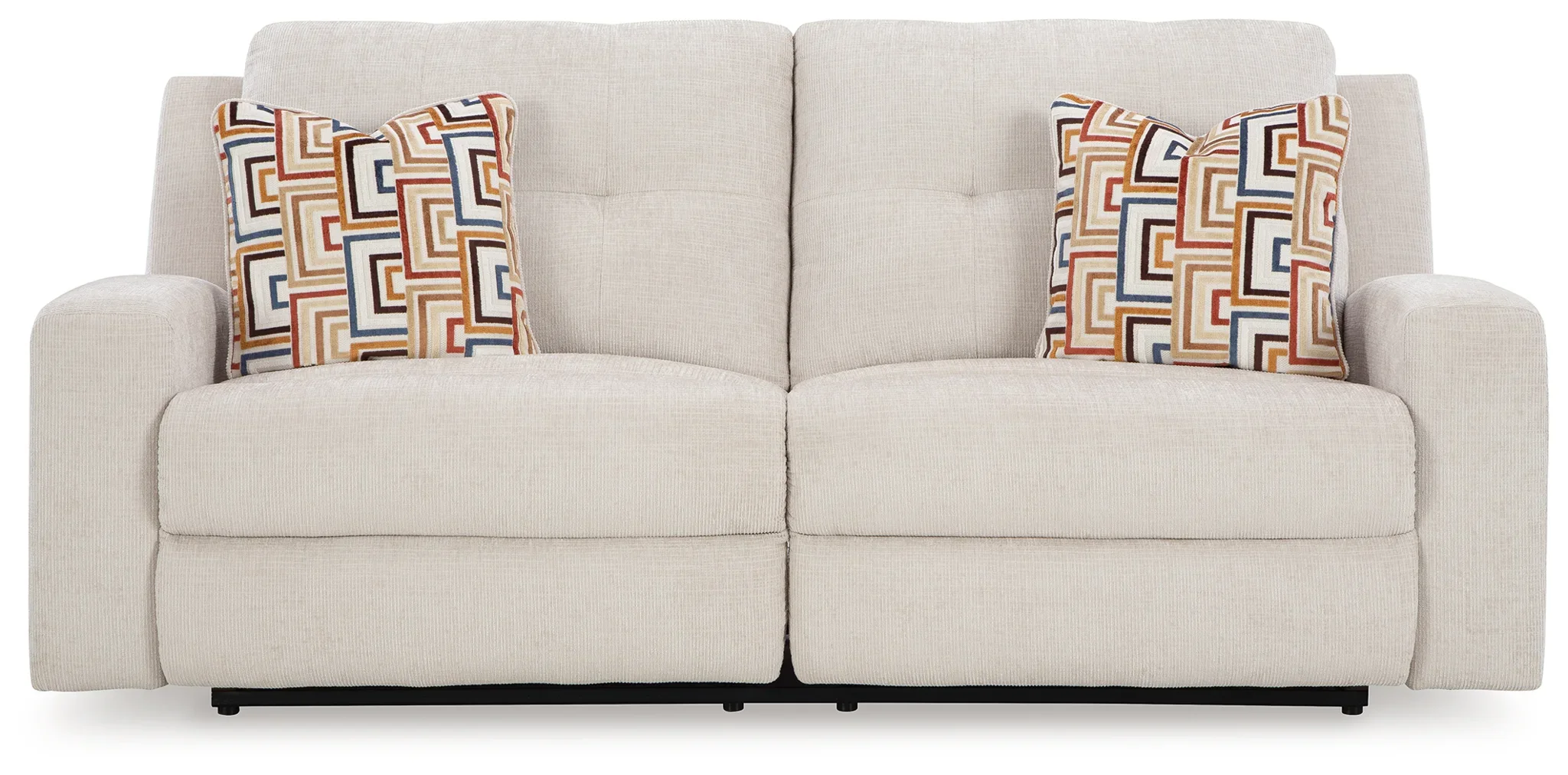 Danum - Stone - 2 Pc. - Reclining Sofa, Reclining Loveseat - Image 3