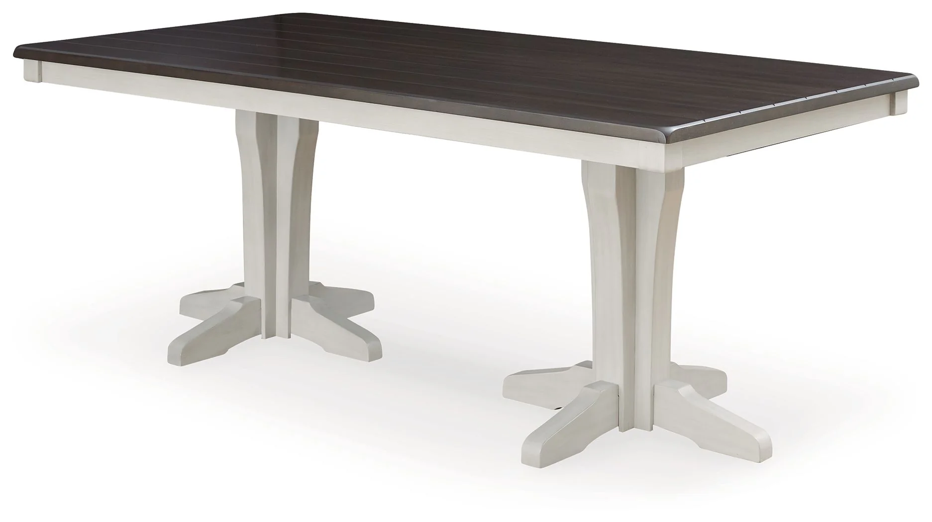 Darborn - Gray / Brown - 7 Pc. - Dining Table, 4 Side Chairs, Bench - Image 3