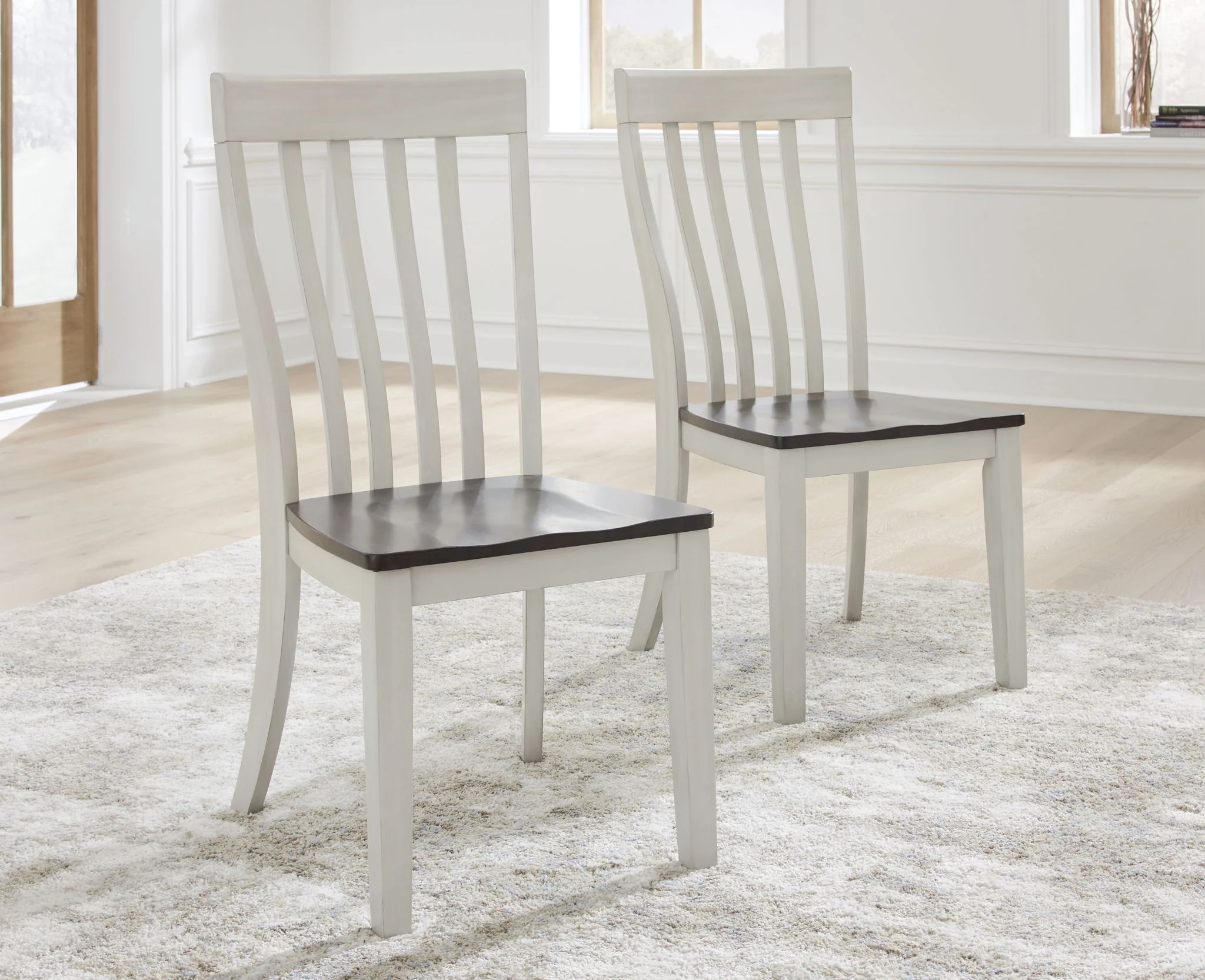 Darborn - Gray / Brown - 7 Pc. - Dining Table, 4 Side Chairs, Bench - Image 5