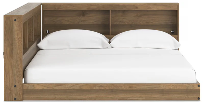 Deanlow - Honey - Full Bookcase Storage Bed - Image 4