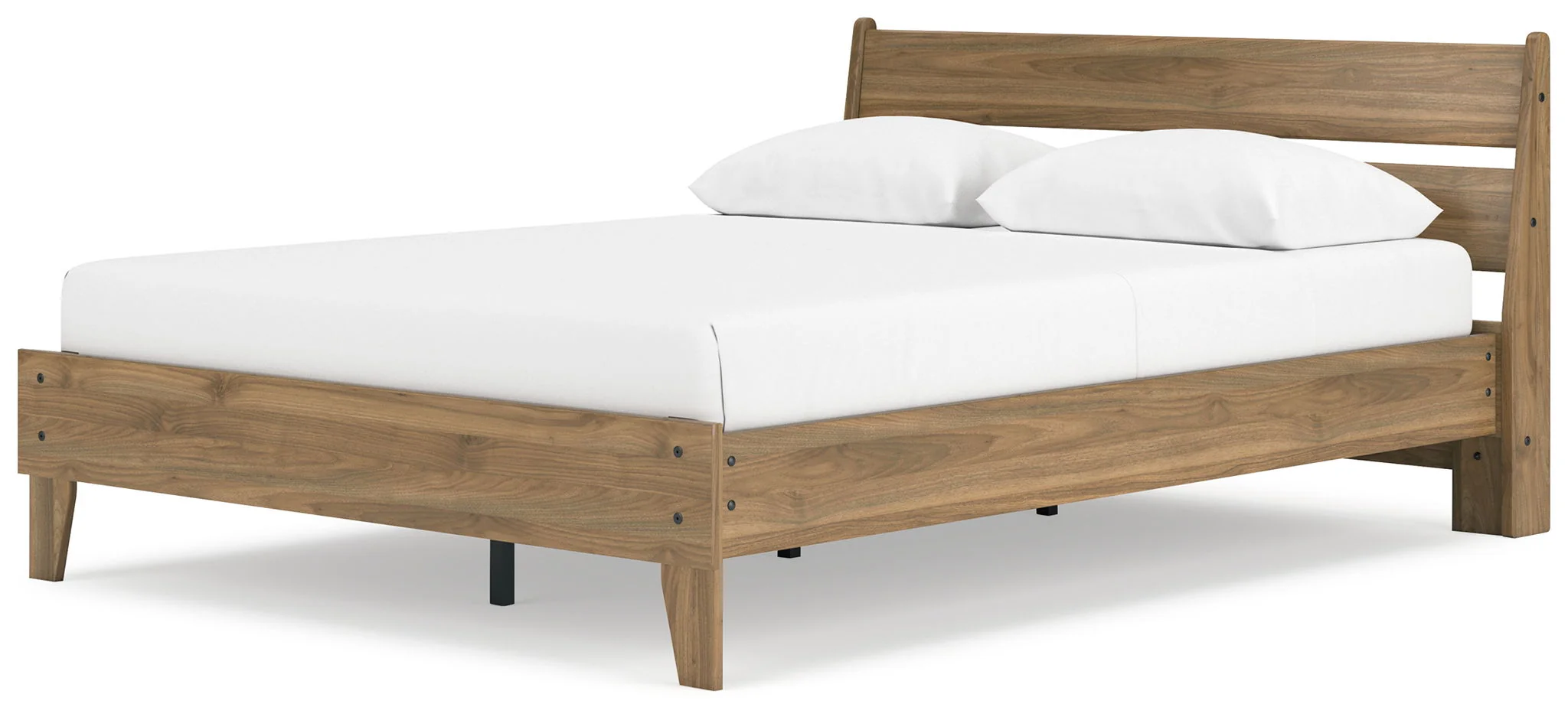 Deanlow - Honey - Queen Platform Panel Bed - Image 4