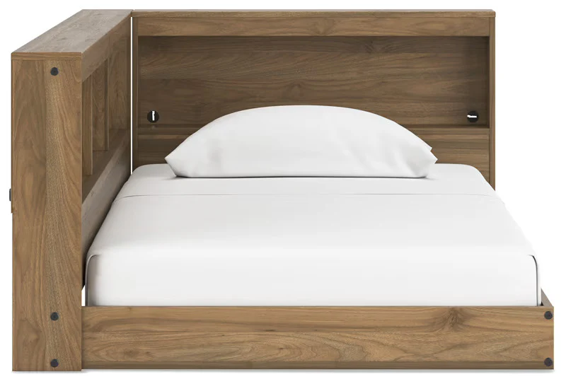 Deanlow - Honey - Twin Bookcase Storage Bed - Image 5