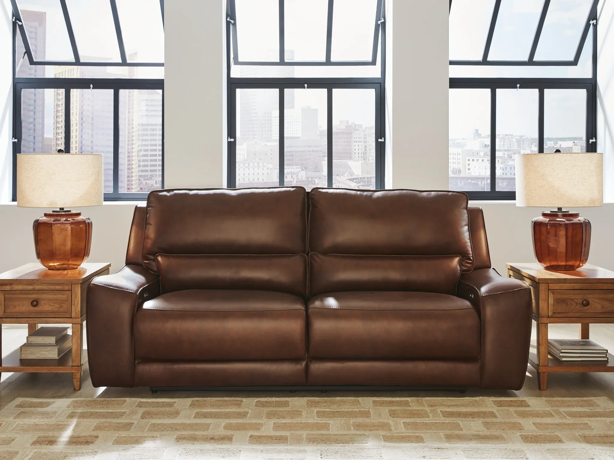 DeepWakes - 2 Seat Power Reclining Sofa With Adjustable Headrest - Canyon - Image 4