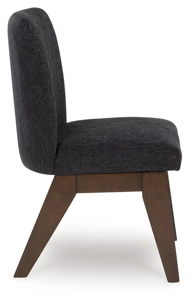 Dilenno - Dark Brown - Dining Upholstered Side Chair (Set of 2) - Image 4