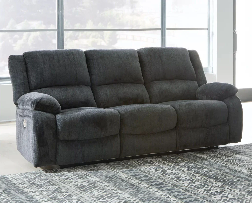 Draycoll - Slate - Reclining Power Sofa - Image 2