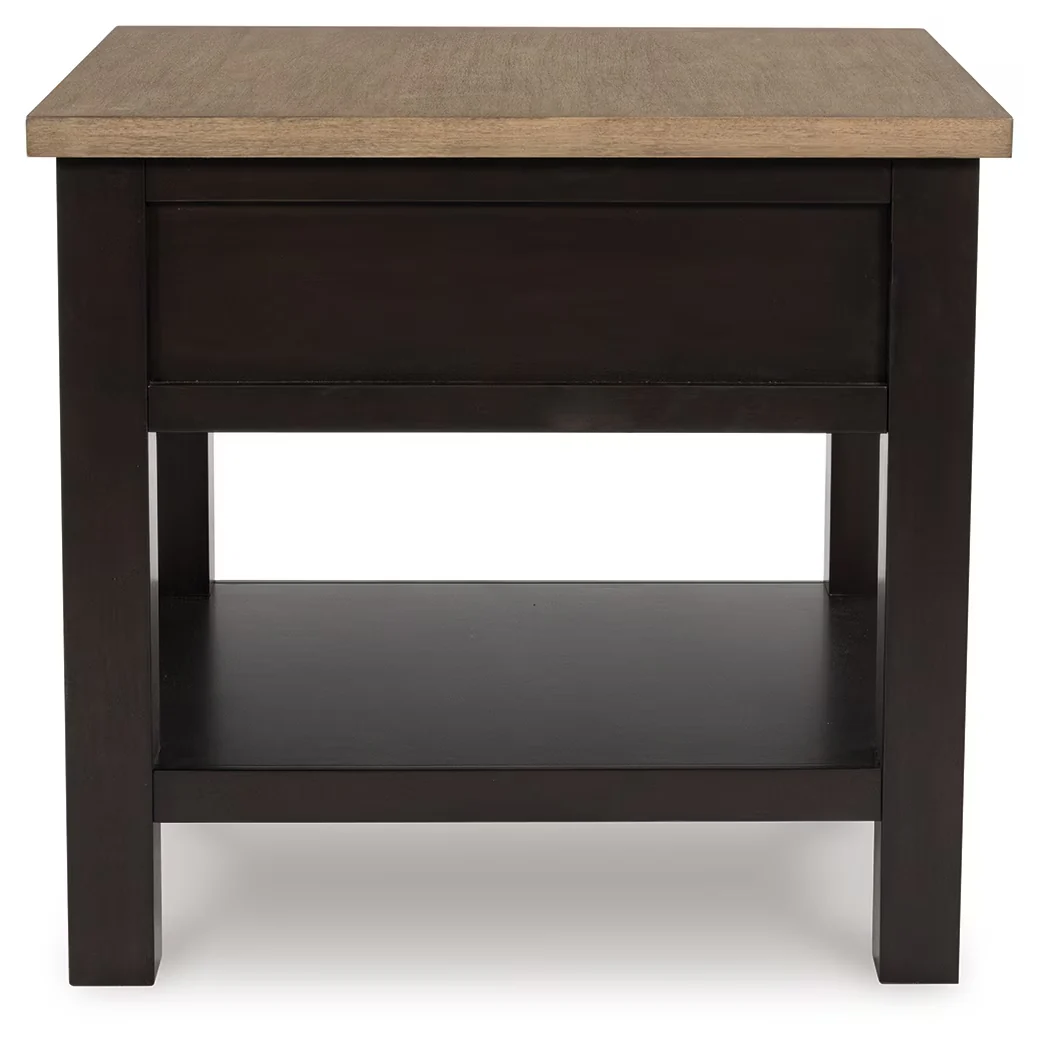 Drazmine - Brown - Rectangular End Table - Image 5