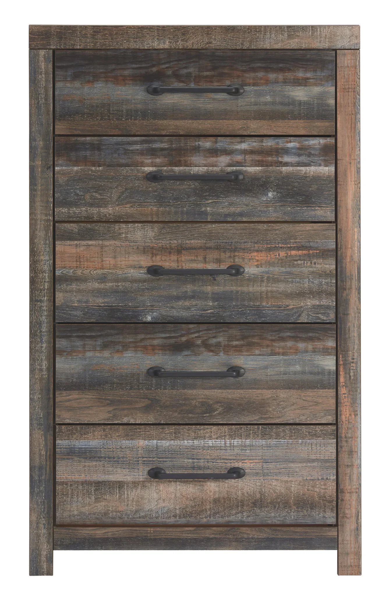 Drystan - Brown / Beige - Five Drawer Chest - Image 5