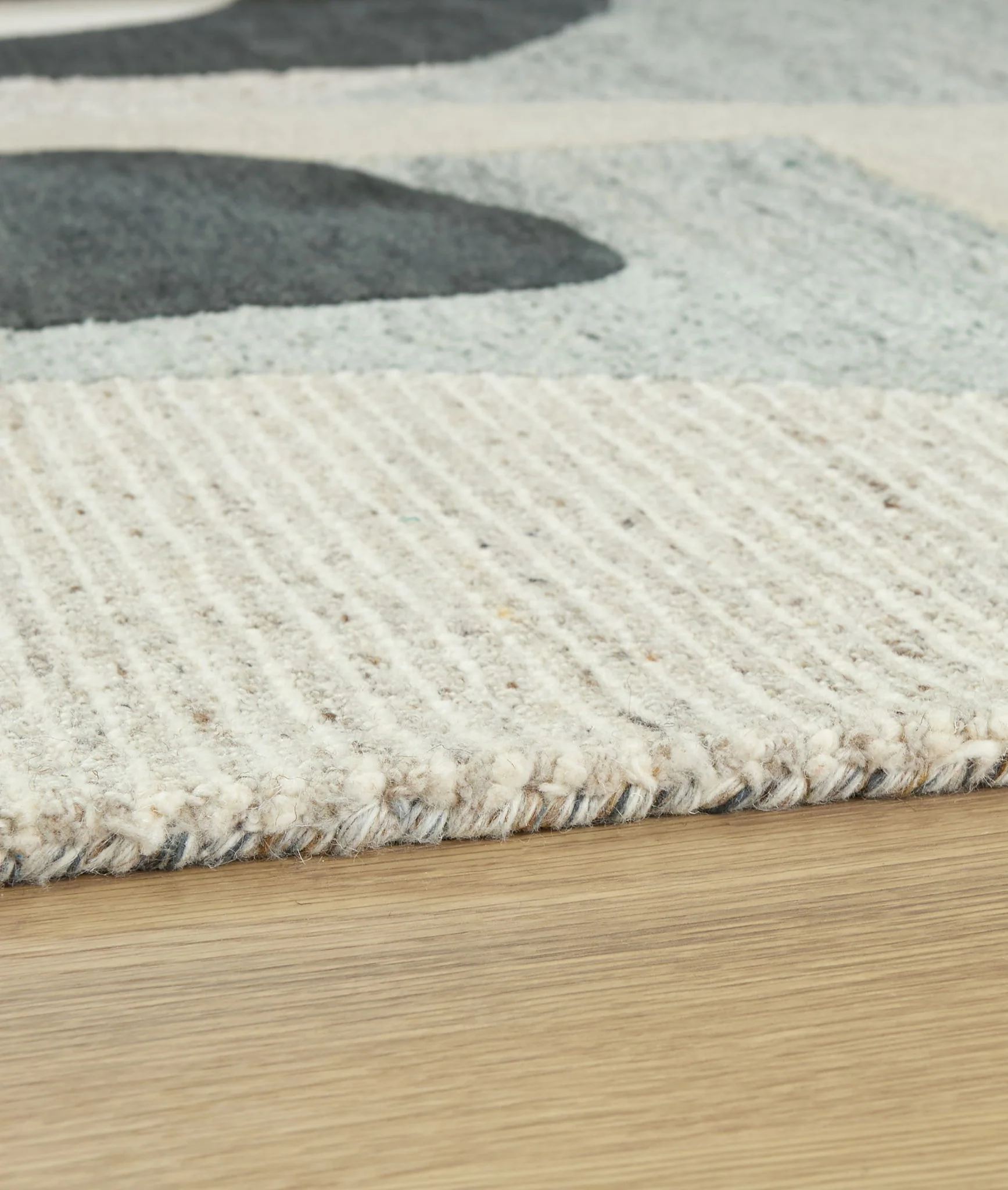 Edrickhill - Grayish Teal / Taupe / Cream - Medium Rug - 5' x 7' - Image 3