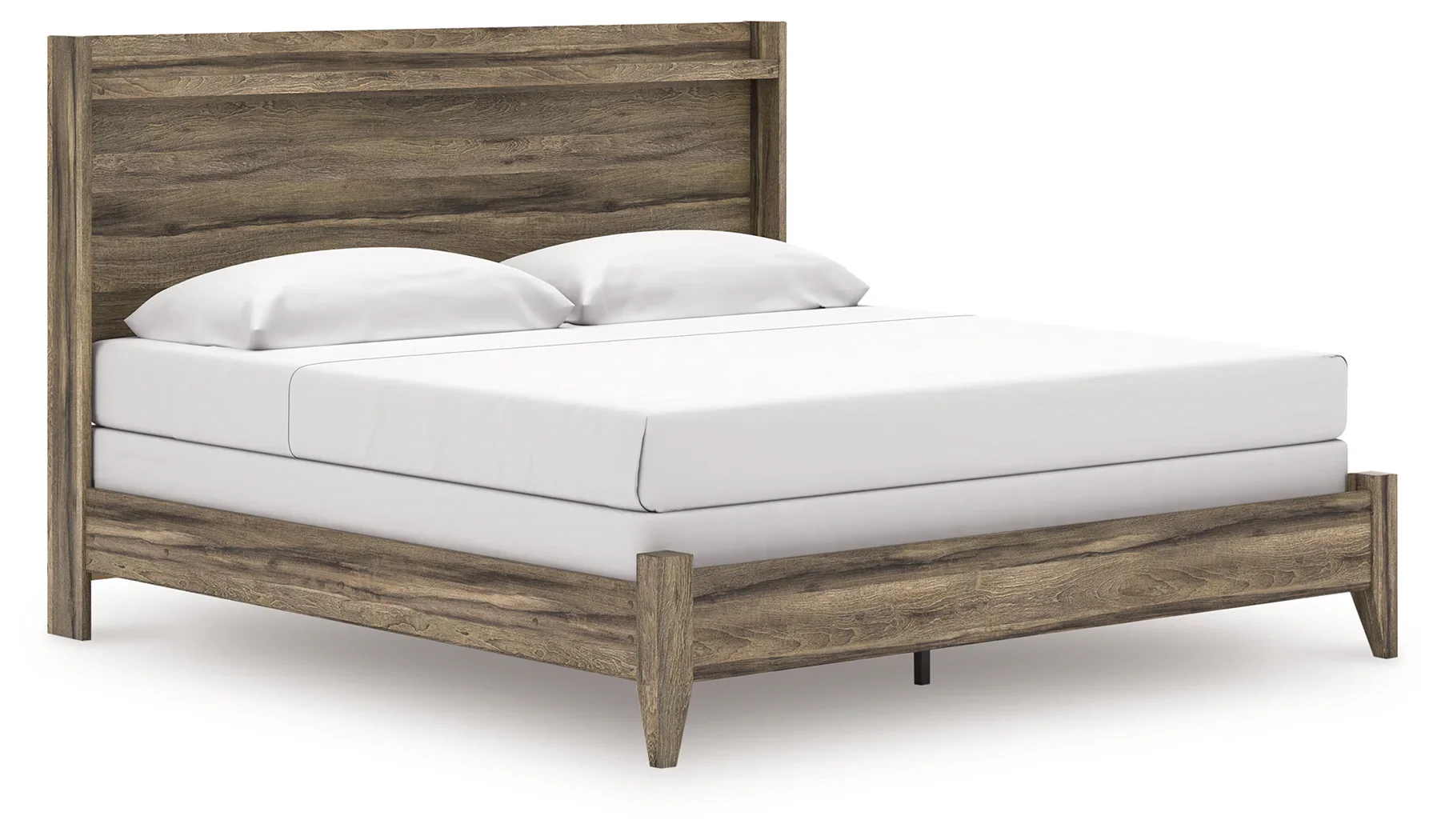 Elbrim - Brown - King Panel Bed - Image 2