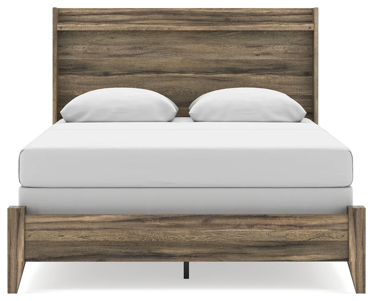 Elbrim - Brown - Queen Panel Bed - Image 2