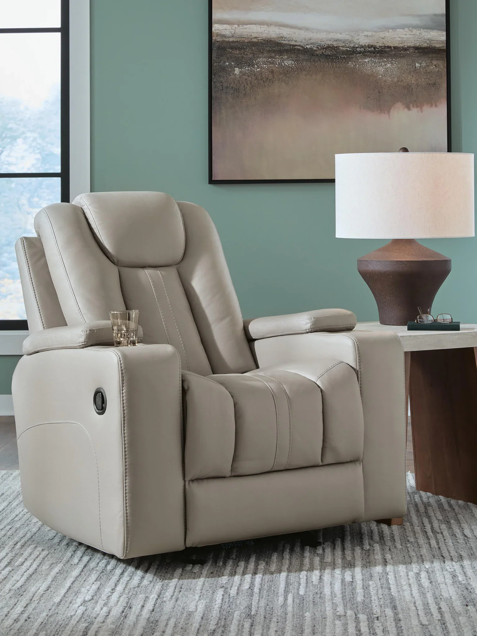 Elevate Edges - Glider Recliner - Coin - Image 2