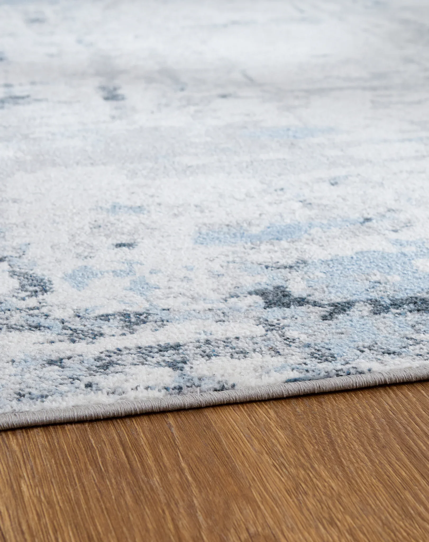 Emertonly - Blue / White / Gray - Washable Large Rug - 8' x 10' - Image 2