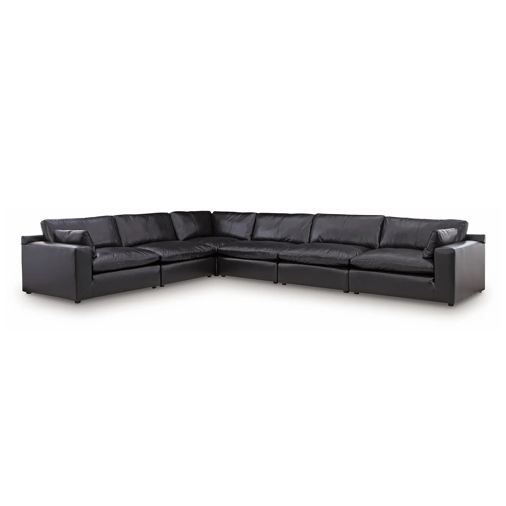 Emilia - 6-Piece Sectional - Black
