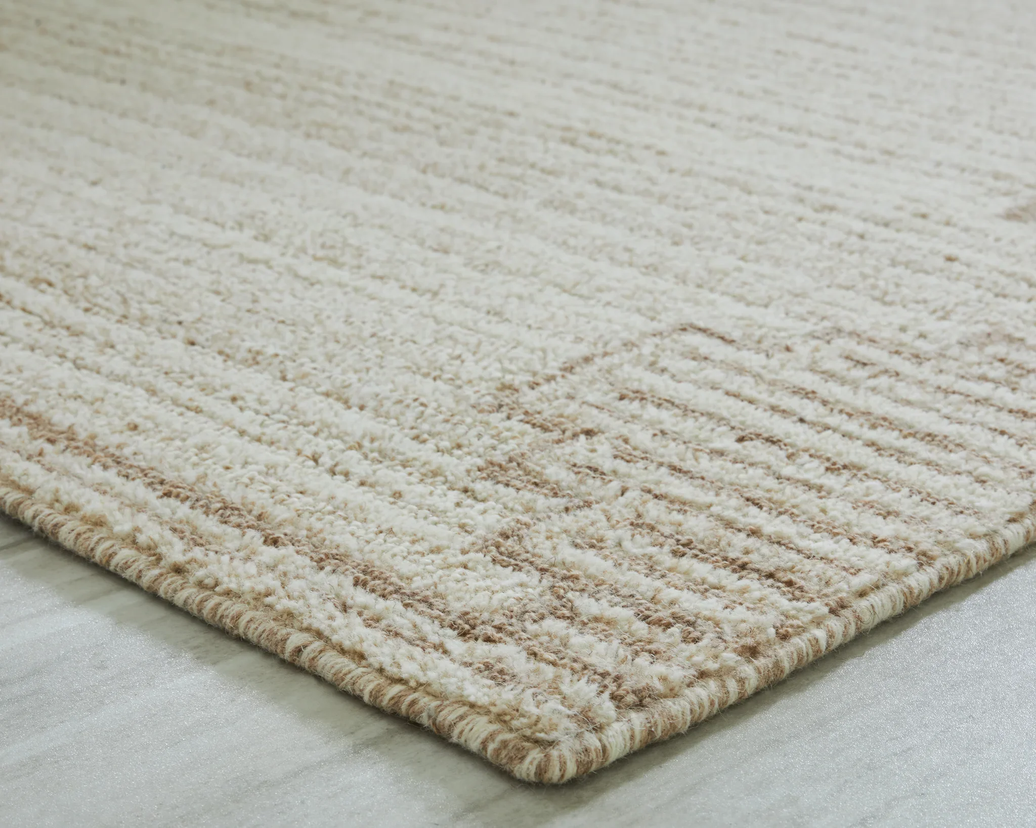 Emorymore - Brown / Beige - Large Rug - 8' x 10' - Image 3