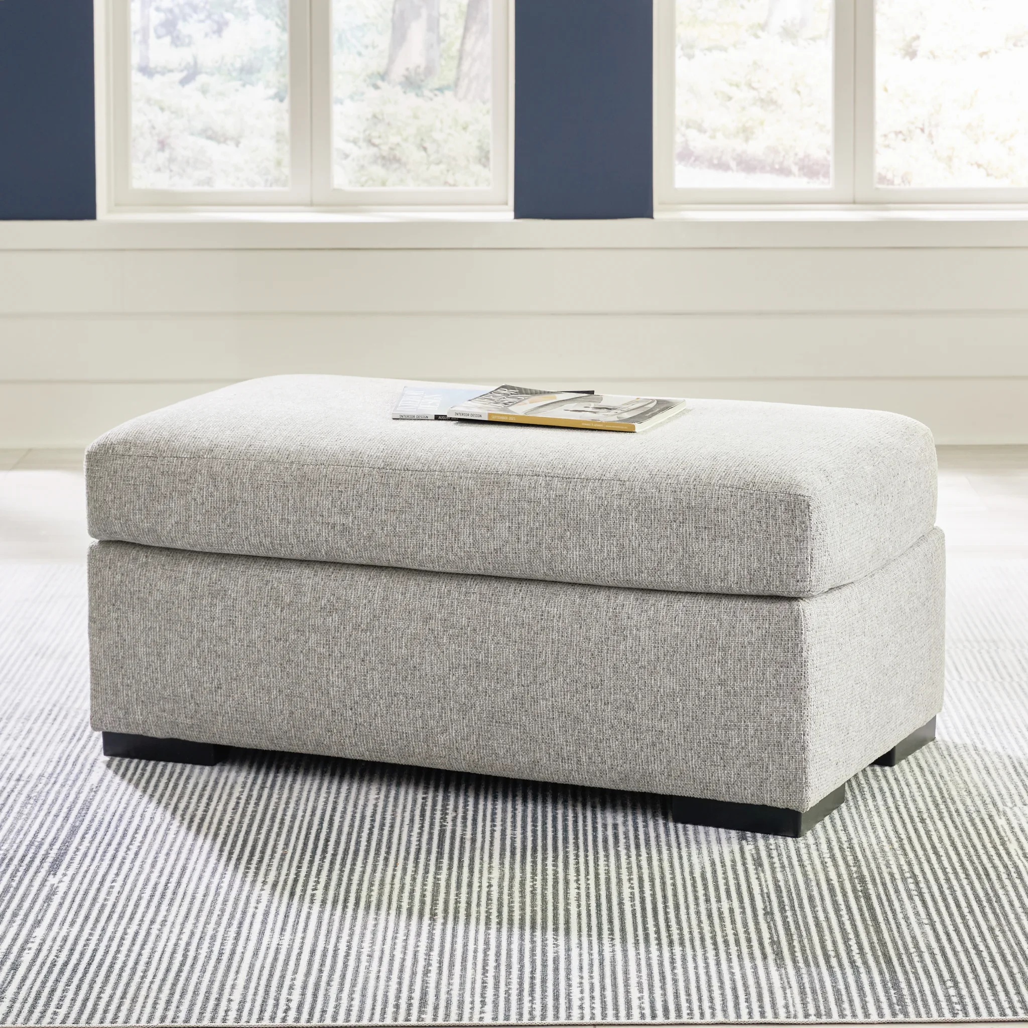 Evansley - Ottoman - Pewter - Image 2