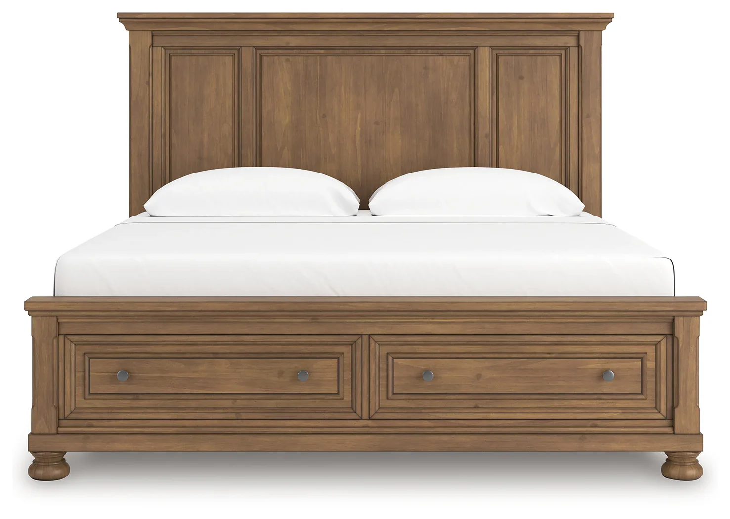 Feddinger - Medium Brown - King Panel Storage Bed - Image 2