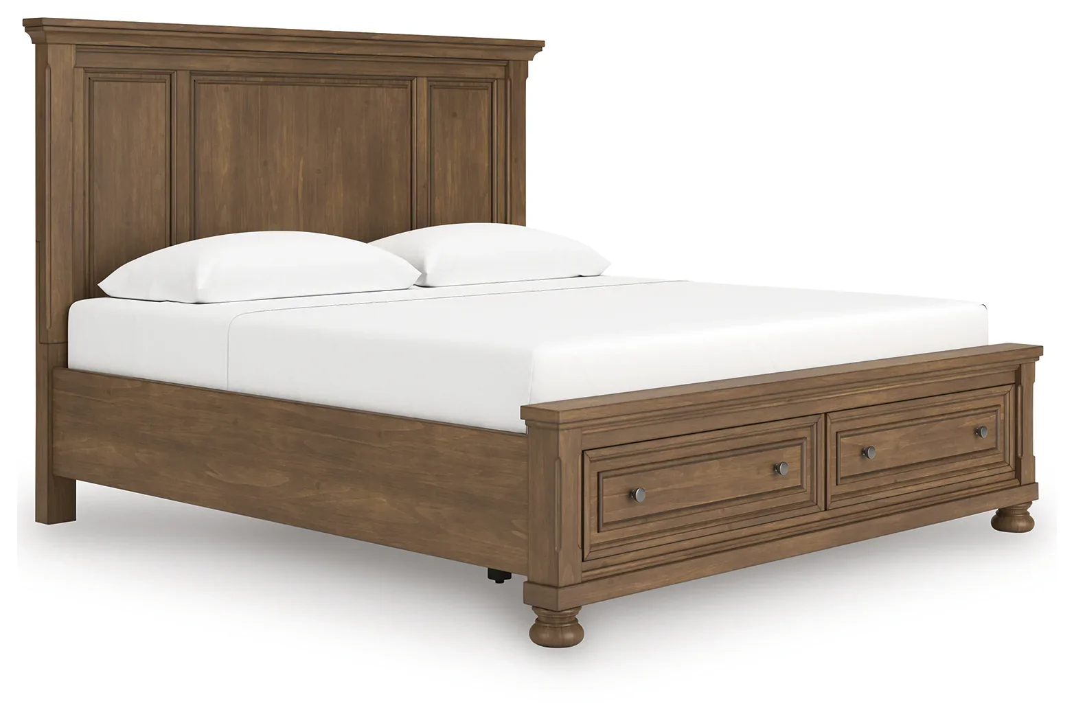 Feddinger - Medium Brown - King Panel Storage Bed - Image 3