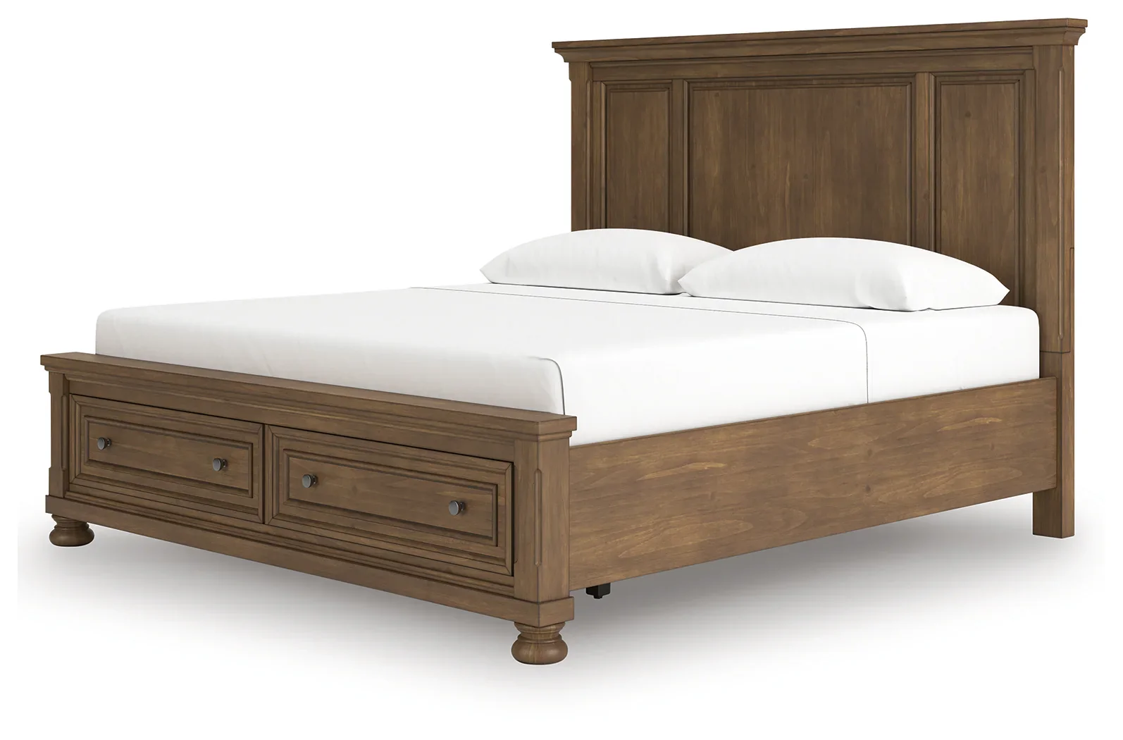 Feddinger - Medium Brown - King Panel Storage Bed - Image 4