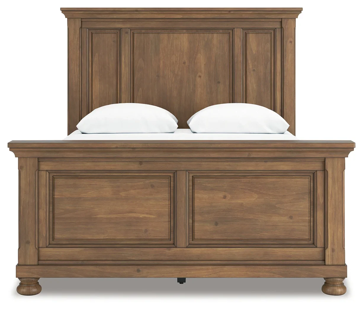 Feddinger - Medium Brown - Queen Panel Bed - Image 2