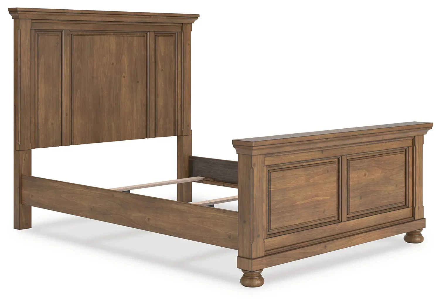 Feddinger - Medium Brown - Queen Panel Bed - Image 3