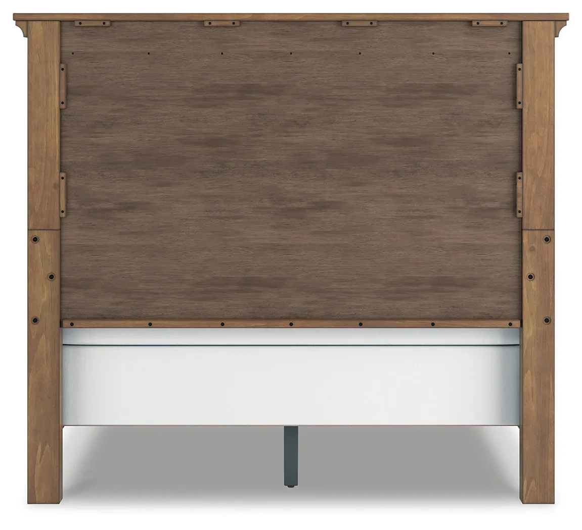 Feddinger - Medium Brown - Queen Panel Bed - Image 5