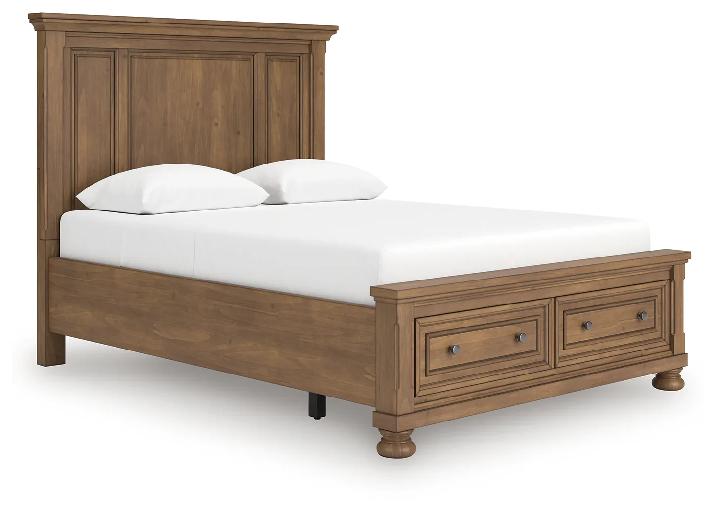 Feddinger - Medium Brown - Queen Panel Storage Bed - Image 3