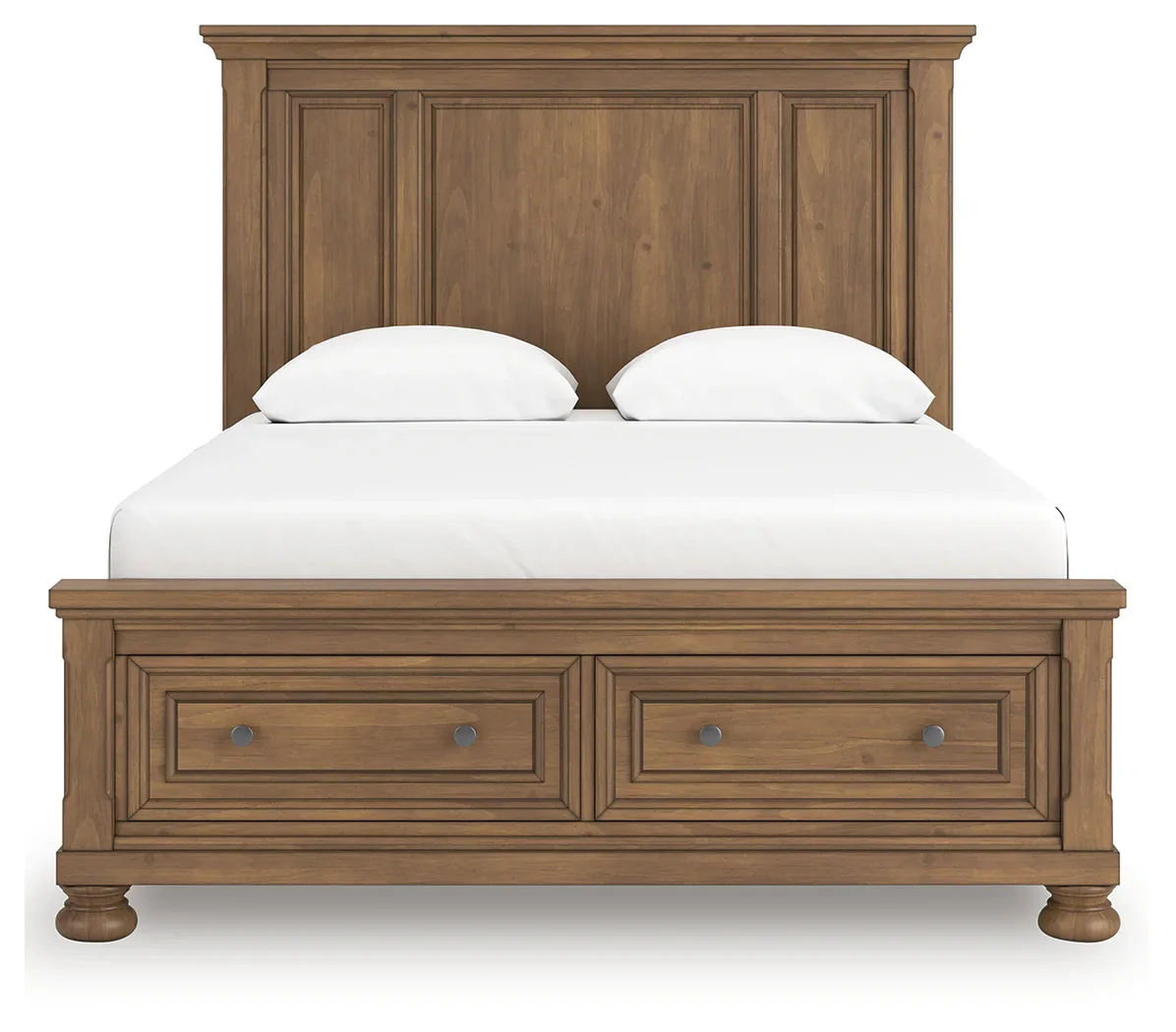 Feddinger - Medium Brown - Queen Panel Storage Bed - Image 4