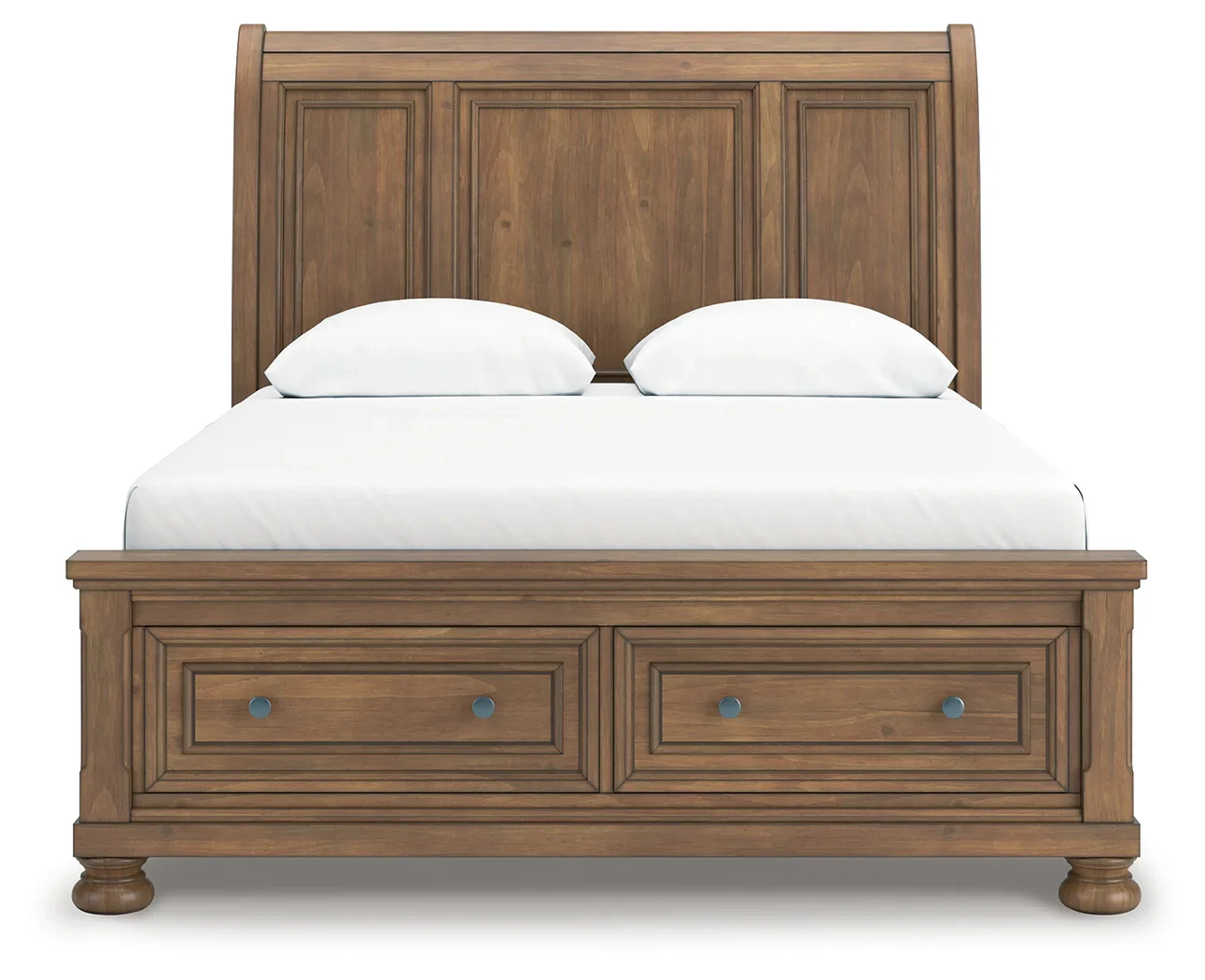 Feddinger - Medium Brown - Queen Storage Sleigh Bed - Image 4