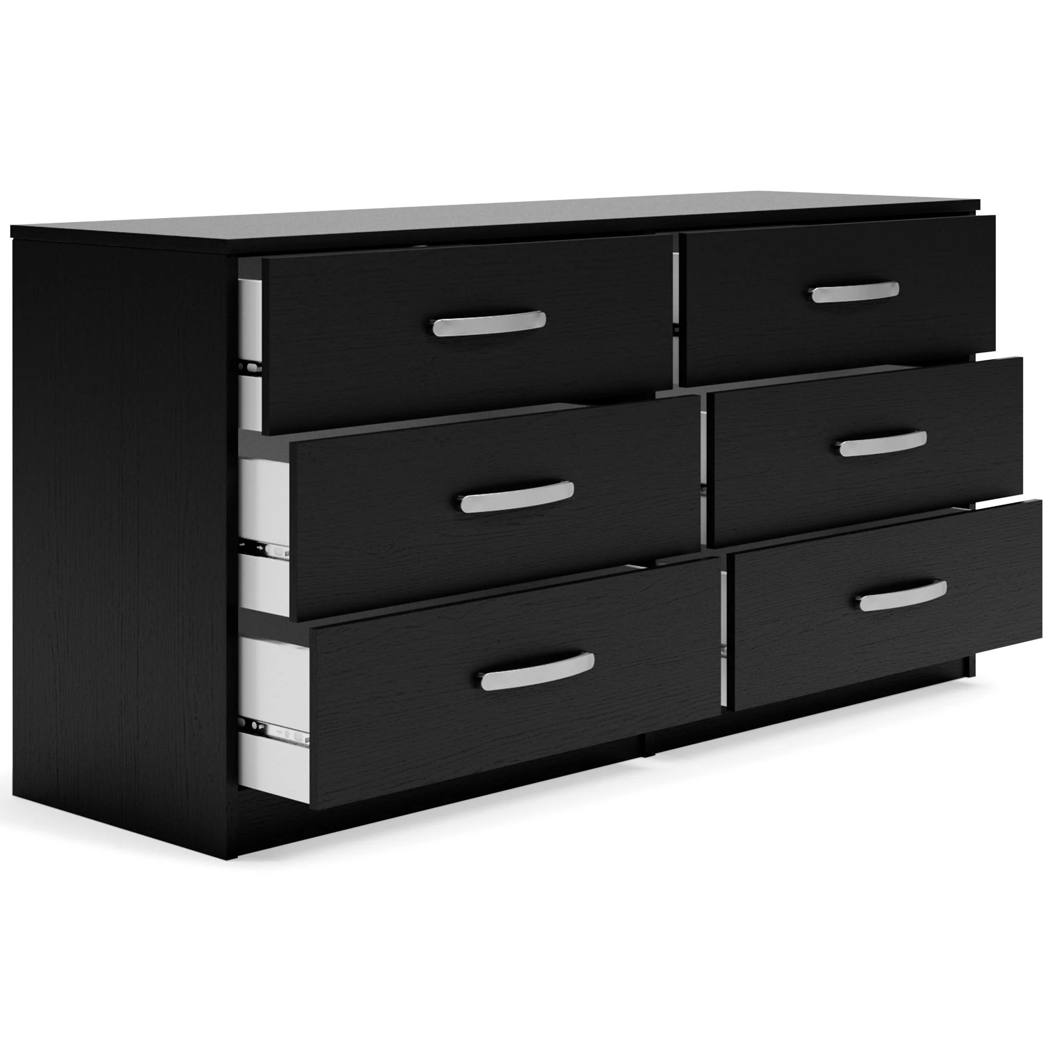 Finch - Black - Six Drawer Dresser - 29'' Height - Image 3