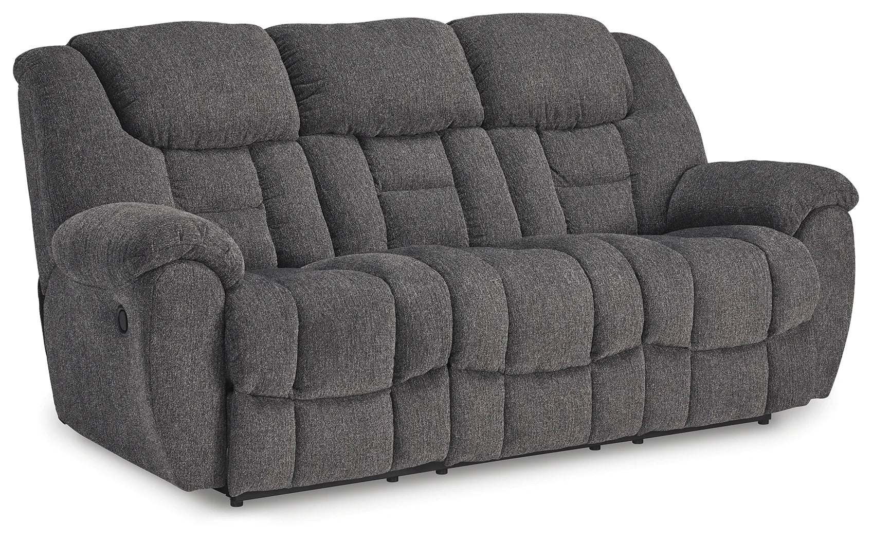 Foreside - Charcoal - 2 Pc. - Reclining Sofa, Reclining Loveseat With Console - Image 2