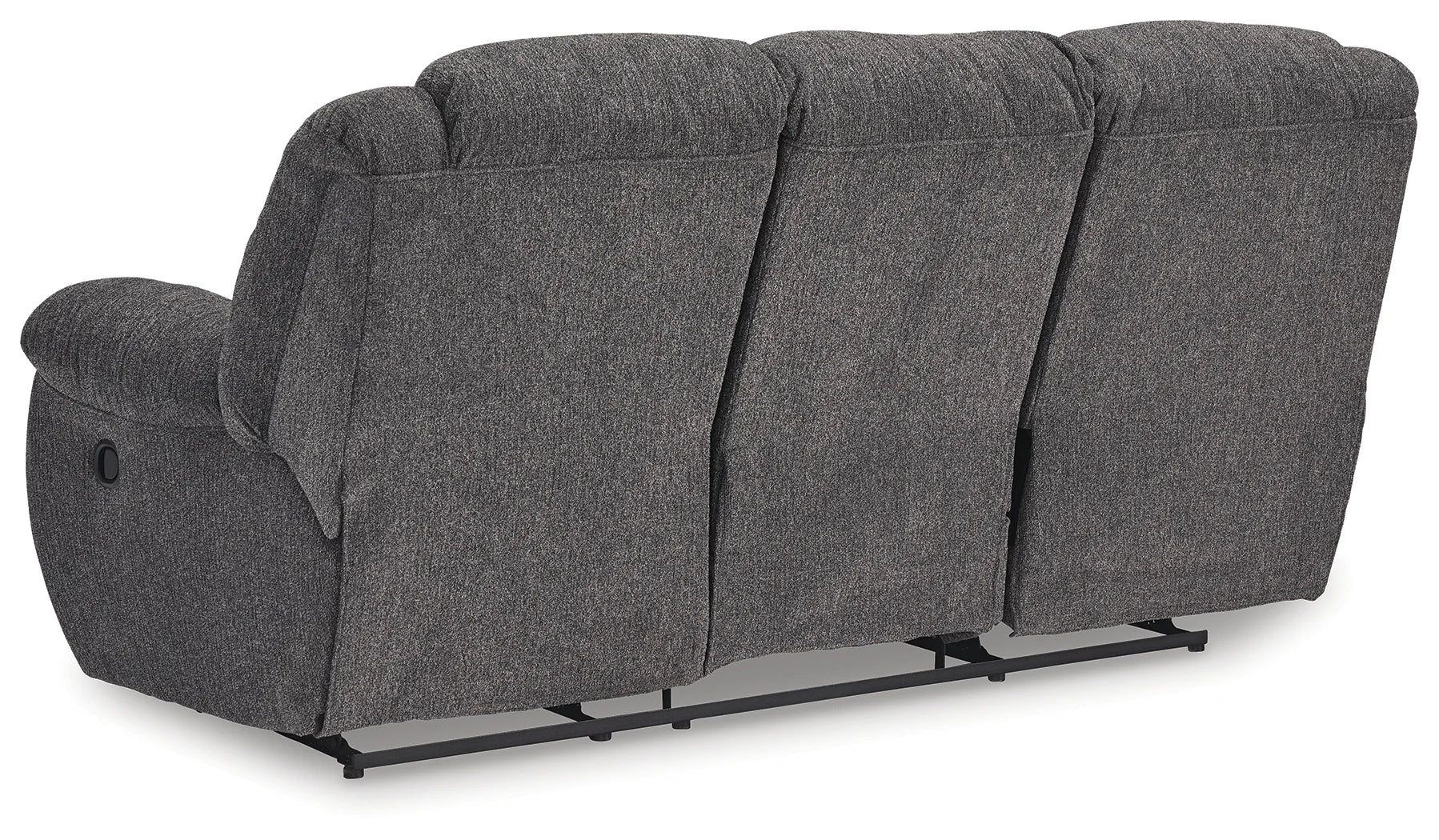 Foreside - Charcoal - 2 Pc. - Reclining Sofa, Reclining Loveseat With Console - Image 5